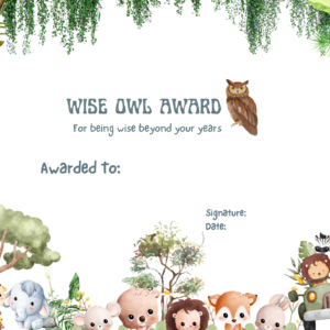 Wise Owl Award